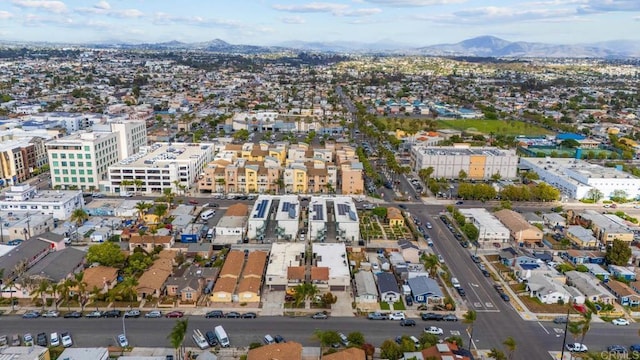 3825 Van Dyke Ave, San Diego, CA 92105 - aerial view of property and surrounding area with mountains