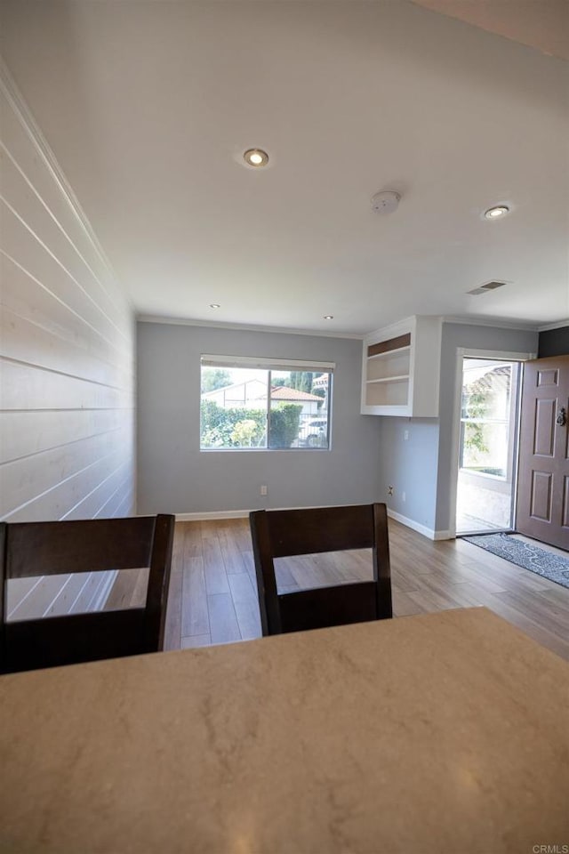 4843 Sumac Pl, Oceanside, CA 92057 - empty room with wood finished floors, recessed lighting, and baseboards