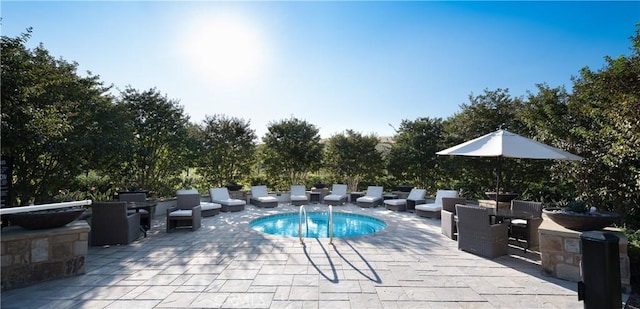 104 Scenic Crst, Irvine, CA 92618 - view of swimming pool with a patio