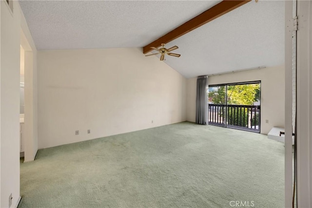 2622 N Tustin Ave Unit 147, Santa Ana, CA 92705 - carpeted empty room featuring ceiling fan and a textured ceiling