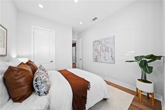 110 Mulberry, Lake Forest, CA 92630 - bedroom featuring wood finished floors, recessed lighting, and baseboards