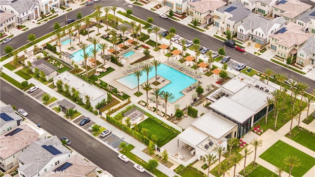 110 Mulberry, Lake Forest, CA 92630 - aerial view of a pool area
