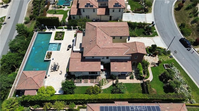 2825 Majestic St, West Covina, CA 91791 - bird's eye view of a pool area