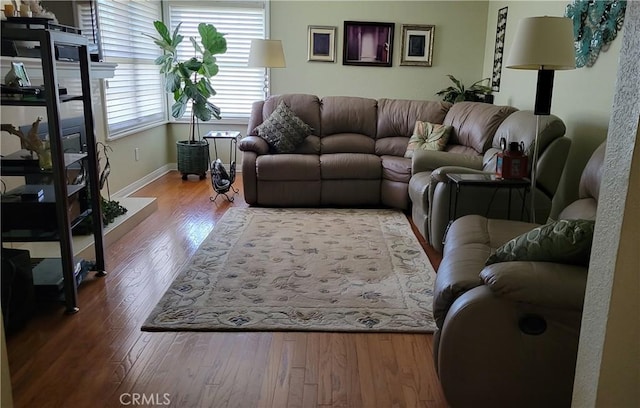 3349 Brookridge Rd, Duarte, CA 91010 - living area with wood finished floors and baseboards