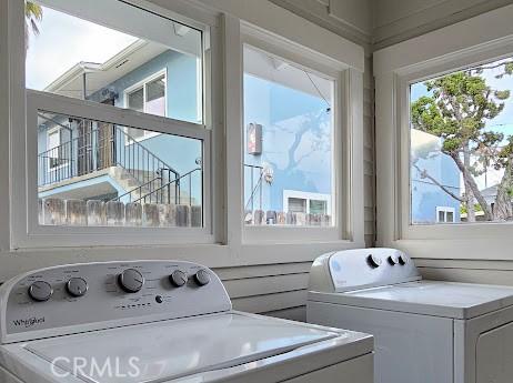 4107 37th St, San Diego, CA 92105 - laundry area with washing machine and dryer