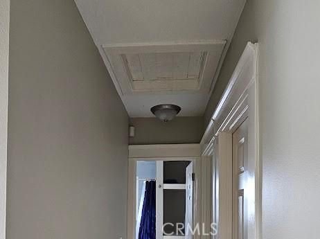 4107 37th St, San Diego, CA 92105 - hall featuring attic access