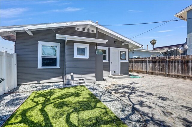 4107 37th St, San Diego, CA 92105 - rear view of property featuring a patio