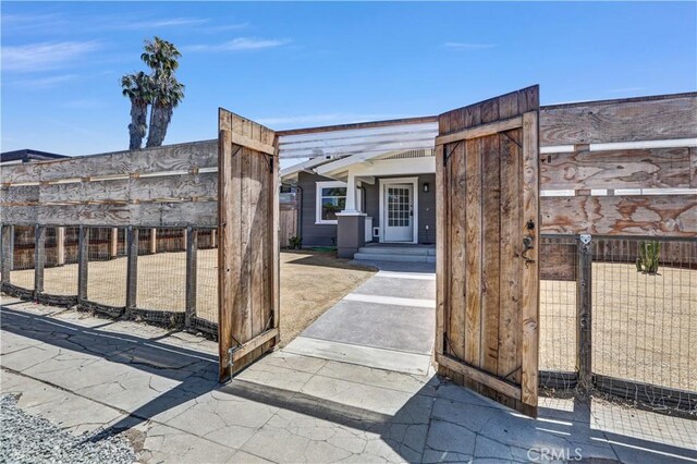 4107 37th St, San Diego, CA 92105 - view of front facade featuring a fenced front yard and a gate
