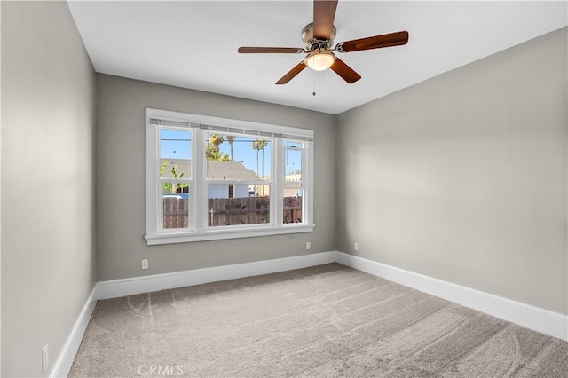 4107 37th St, San Diego, CA 92105 - unfurnished room featuring carpet floors and ceiling fan