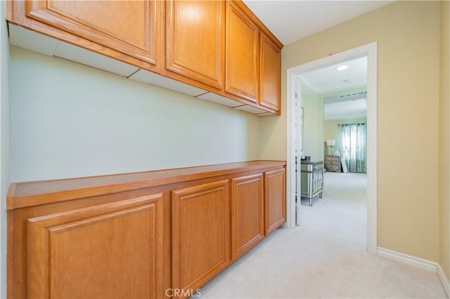 12538 Old Port Ct, Rancho Cucamonga, CA 91739 - corridor featuring light colored carpet and baseboards