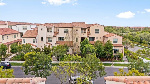 view of property with a residential view
