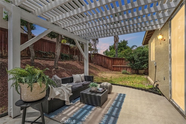 3116 Windhaven Way, Corona, CA 92882 - fenced backyard featuring an outdoor living space and a patio