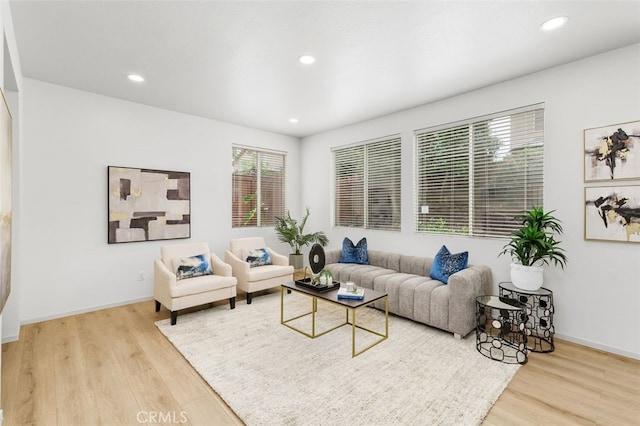 3116 Windhaven Way, Corona, CA 92882 - living room with wood finished floors, recessed lighting, and baseboards
