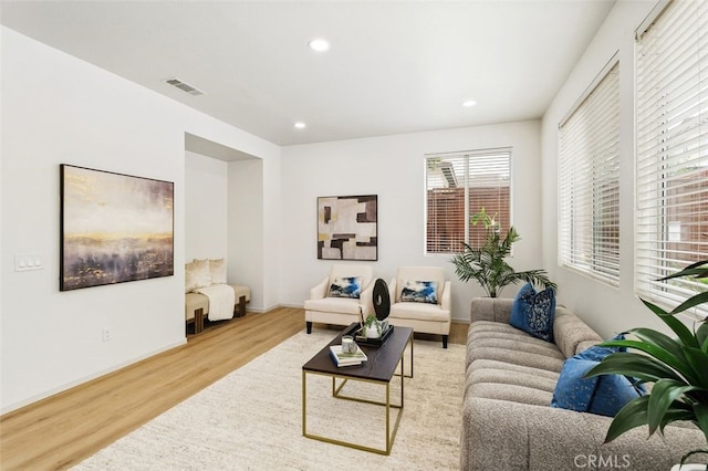 3116 Windhaven Way, Corona, CA 92882 - living area featuring wood finished floors, recessed lighting, and baseboards
