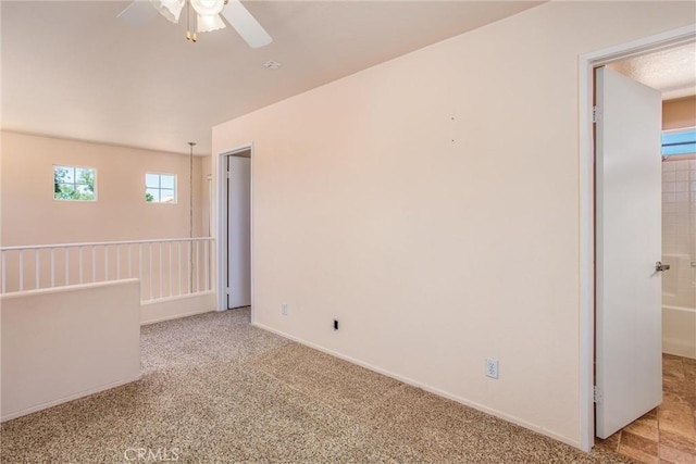 588 Twin Hills Dr, Banning, CA 92220 - spare room featuring a ceiling fan and carpet floors