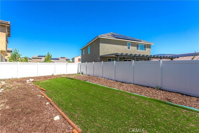 2335 Powell Dr, Rialto, CA 92377 - view of yard featuring a pergola
