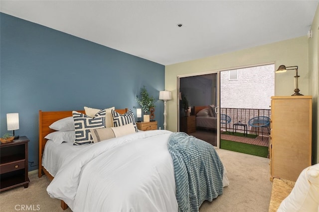 1100 Euclid Ave Unit 108, Long Beach, CA 90804 - bedroom with carpet flooring and access to outside
