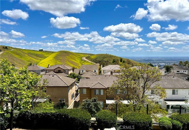 18560 Stonegate Ln, Rowland Heights, CA 91748 - aerial view of residential area featuring a mountainous background