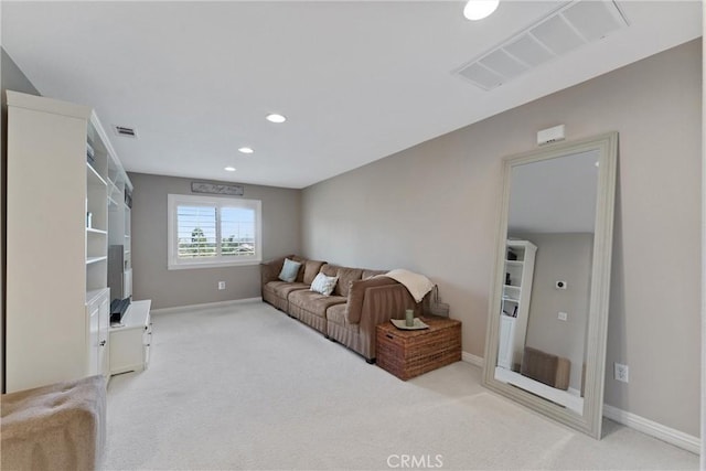 5549 Pine Ave, Chino Hills, CA 91709 - living area with carpet floors and recessed lighting