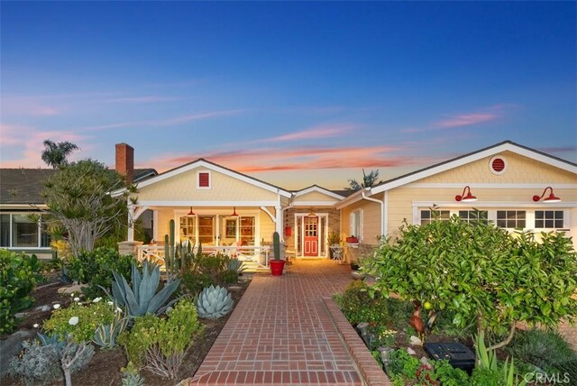 21372 Sand Dollar Ln, Huntington Beach, CA 92646 - view of front facade featuring covered porch