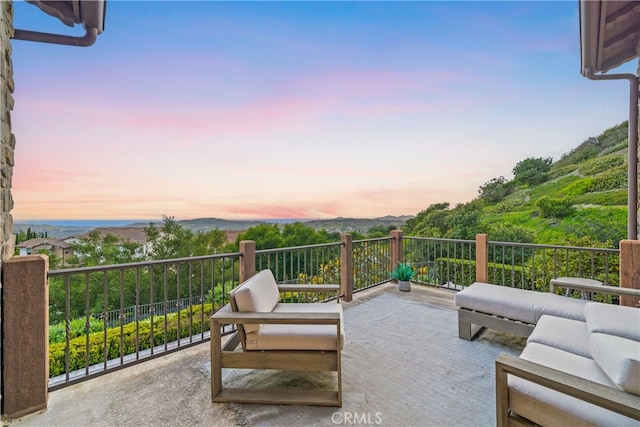 12 Via Alcamo, San Clemente, CA 92673 - view of patio with an outdoor hangout area and a balcony