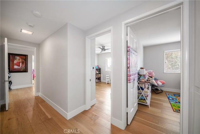 780 Brown Sage Dr, Glendora, CA 91741 - corridor featuring light wood-style flooring and baseboards