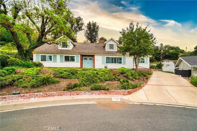 780 Brown Sage Dr, Glendora, CA 91741 - cape cod house featuring a chimney