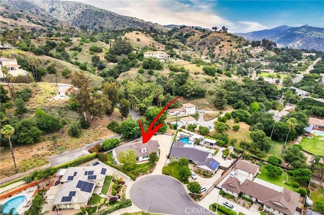 780 Brown Sage Dr, Glendora, CA 91741 - aerial perspective of suburban area with a mountainous background