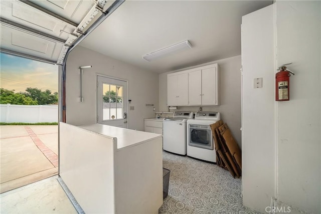 780 Brown Sage Dr, Glendora, CA 91741 - laundry area featuring cabinet space and independent washer and dryer
