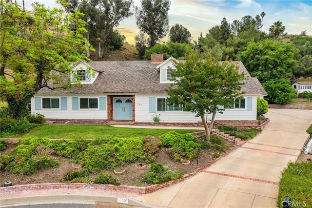 780 Brown Sage Dr, Glendora, CA 91741 - cape cod home featuring roof with shingles and a chimney