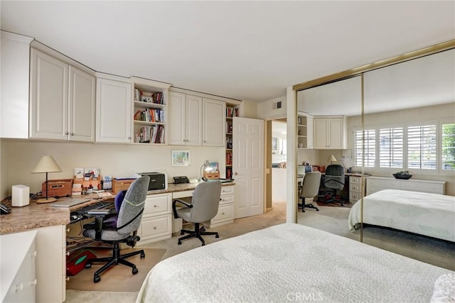 3511 Daffodil Ave Unit 14, Corona Del Mar, CA 92625 - bedroom featuring a closet and light colored carpet