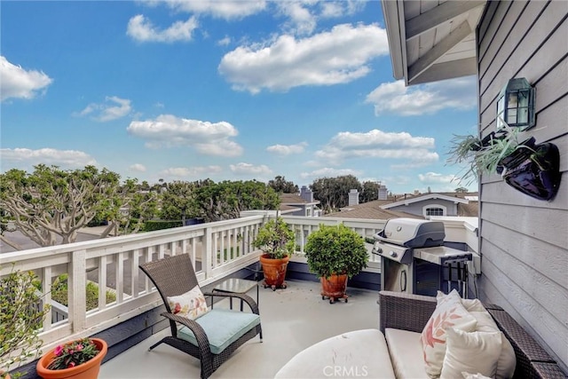 3511 Daffodil Ave Unit 14, Corona Del Mar, CA 92625 - view of patio / terrace with grilling area and a balcony