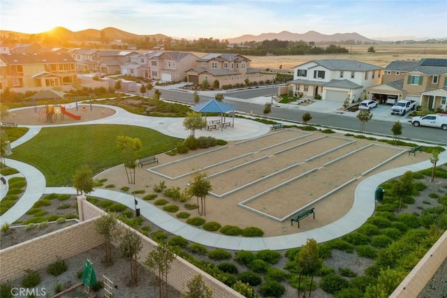 32106 Richardson St, Menifee, CA 92584 - aerial view of residential area featuring a mountain backdrop