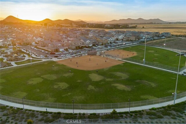 32106 Richardson St, Menifee, CA 92584 - aerial view at dusk of a mountain view and a residential view
