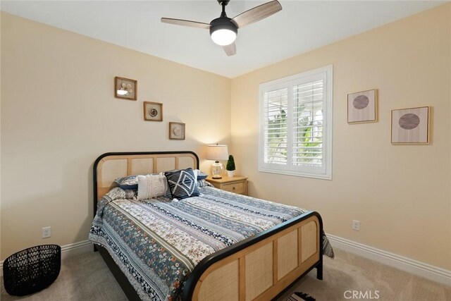 32106 Richardson St, Menifee, CA 92584 - bedroom with carpet flooring, baseboards, and a ceiling fan
