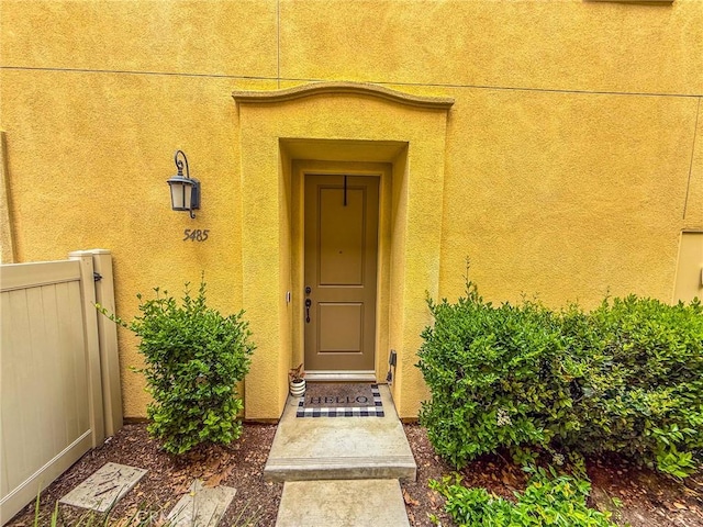 5485 San Roberto, San Diego, CA 92154 - entrance to property featuring stucco siding