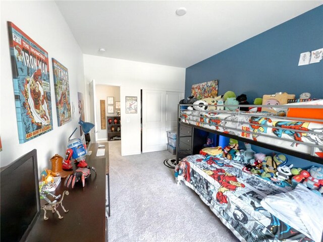 5485 San Roberto, San Diego, CA 92154 - bedroom with carpet floors and a closet