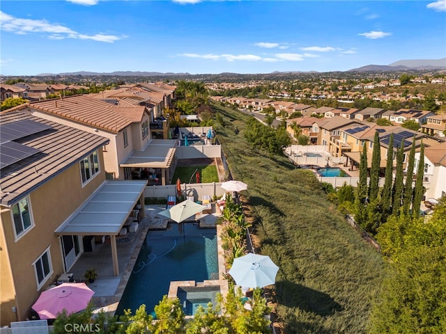 45936 Camino Rubi, Temecula, CA 92592 - aerial view of residential area with a mountain backdrop