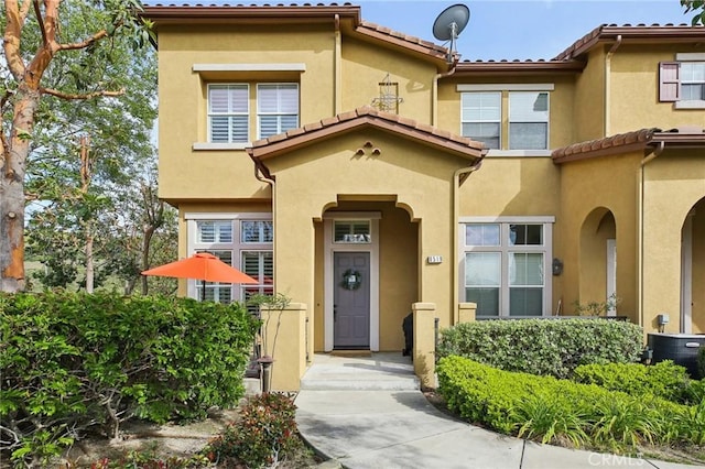 8519 E Kendra Loop, Orange, CA 92867 - view of front of property featuring stucco siding and a tile roof