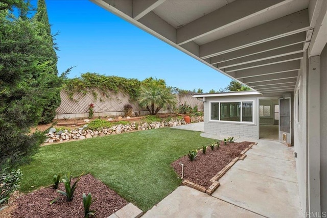 4566 Derrick Dr, San Diego, CA 92117 - view of yard featuring a patio area