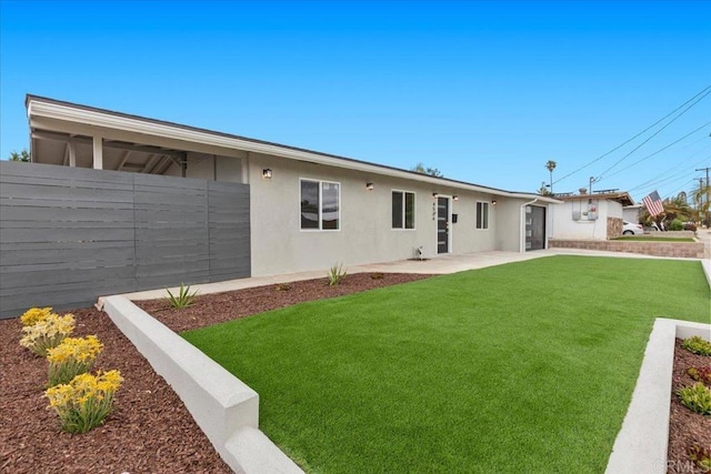 4566 Derrick Dr, San Diego, CA 92117 - back of house featuring stucco siding and a patio area