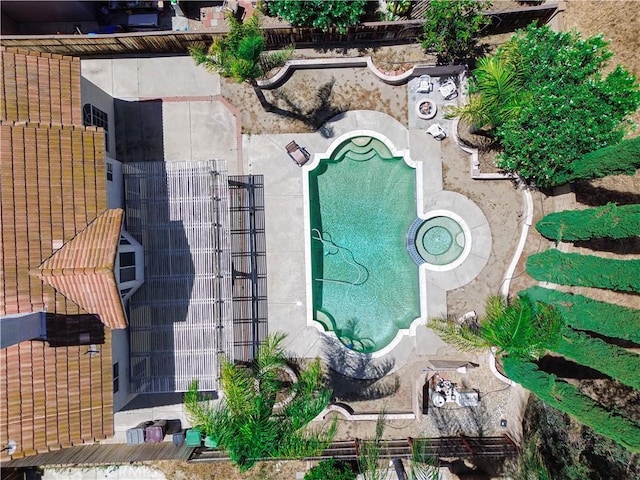 24062 Fuschia Ct, Murrieta, CA 92562 - bird's eye view of a pool