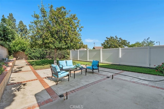 566 Elkhorn Dr, Duarte, CA 91010 - fenced backyard featuring an outdoor hangout area and a patio