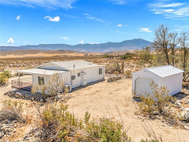 21408 Apollo Way, Desert Hot Springs, CA 92241 - mountain view with a desert landscape and rural landscape