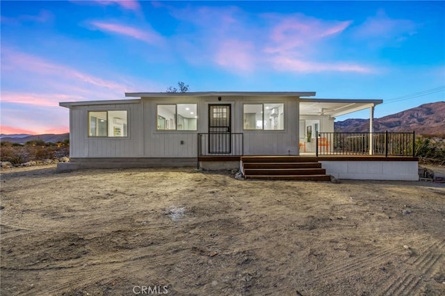 21408 Apollo Way, Desert Hot Springs, CA 92241 - view of front of house with a mountain view