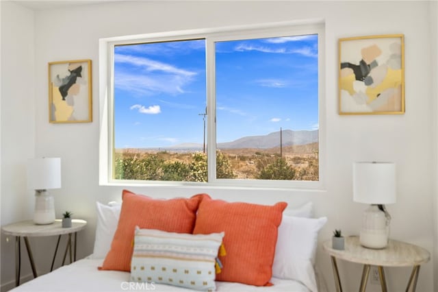 21408 Apollo Way, Desert Hot Springs, CA 92241 - bedroom featuring a mountain view