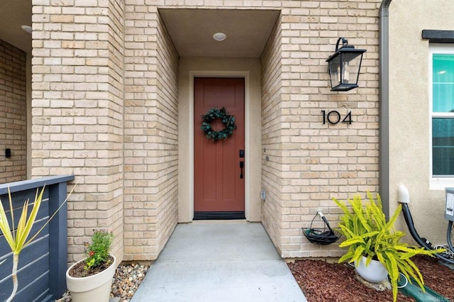 1211 Sunrise Vw Unit 104, San Marcos, CA 92078 - property entrance featuring brick siding