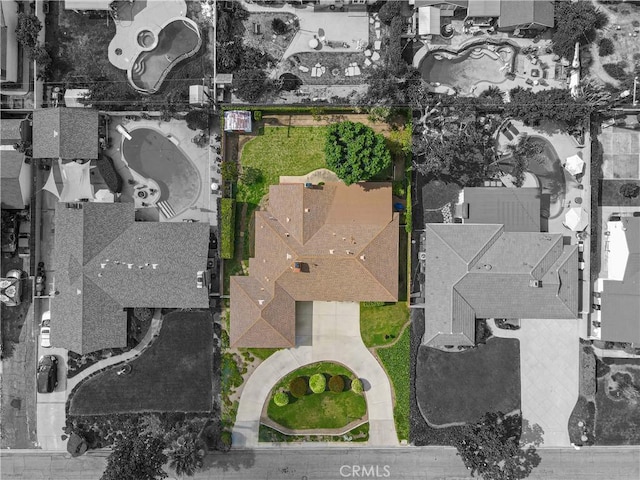 926 E Dalton Ave, Glendora, CA 91741 - aerial overview of property's location with property boundaries highlighted