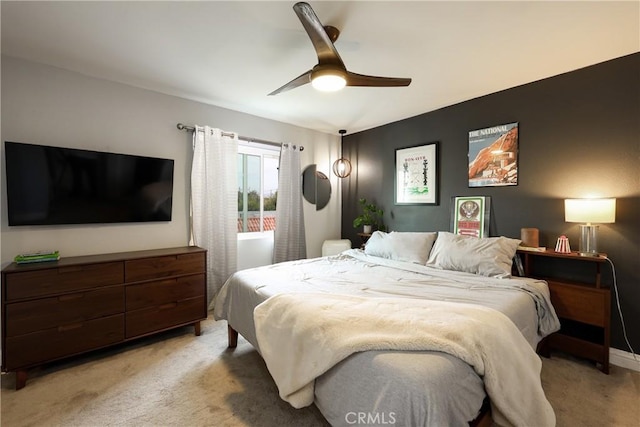 290 Victoria St Unit 19, Costa Mesa, CA 92627 - bedroom featuring carpet floors and ceiling fan