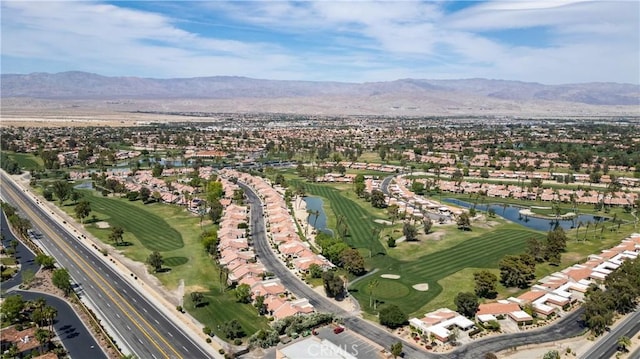 77178 Pauma Valley Way, Palm Desert, CA 92211 - view of property location featuring a water and mountain view, nearby suburban area, and a local golf course